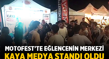 Motofest'te Eğlencenin Merkezi Kaya Medya Standı Oldu