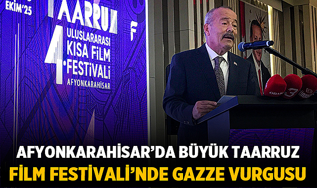 Afyonkarahisar’da Büyük Taarruz Film Festivali’nde Gazze Vurgusu: “Sanat Direnişin Dili Oldu”