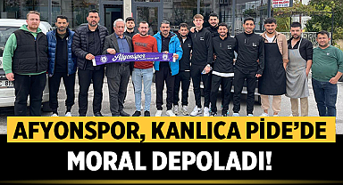 Afyonspor, Kanlıca Pide’de moral depoladı! Ezeli rakip Eskişehirspor maçı öncesi birlik mesajı