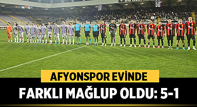 Afyonspor, Kendi Evinde Eskişehirspor'a Farklı Mağlup Oldu: 5-1