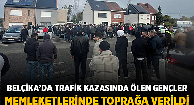 Belçika’da Trafik Kazasında Ölen Afyonkarahisarlı Gençler Memleketlerinde Toprağa Verildi
