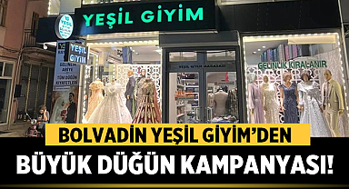 Bolvadin Yeşil Giyim'den Büyük Düğün Kampanyası!