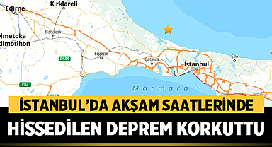 İstanbul’da Akşam Saatlerinde Hissedilen Deprem Korkuttu