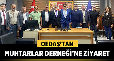 OEDAŞ’tan Afyonkarahisar Muhtarlar Derneği’ne Anlamlı Ziyaret