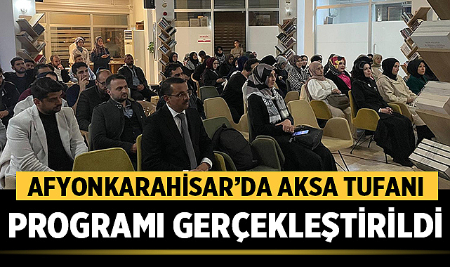 Tarihi Değiştiren Kıvılcım: Aksa Tufanı Programı Gerçekleştirildi