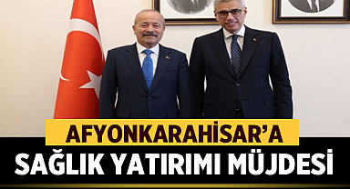 Afyon’a Sağlık Yatırımı Müjdesi: Bolvadin ve Emirdağ’a Yeni Hastane Geliyor