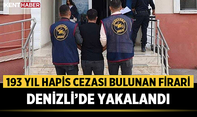 Afyonkarahisar’da 193 Yıl Hapis Cezası Bulunan Firari, Denizli’de Yakalandı