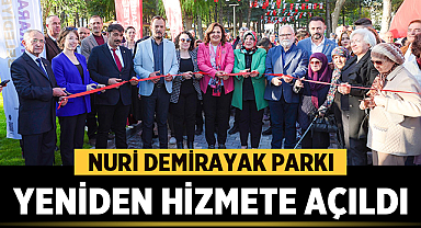 Afyonkarahisar’da Nuri Demirayak Parkı Yeniden Hizmete Açıldı