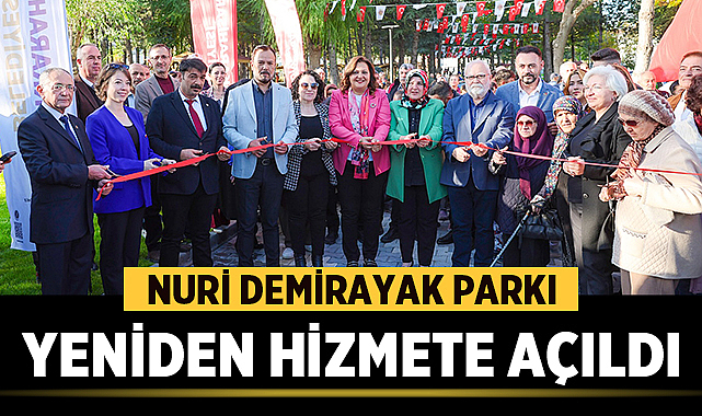 Afyonkarahisar’da Nuri Demirayak Parkı Yeniden Hizmete Açıldı