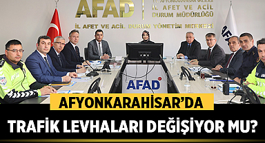 Afyonkarahisar’da Trafik Levhaları Değişiyor mu? Kritik Komisyon Toplantısı Yapıldı
