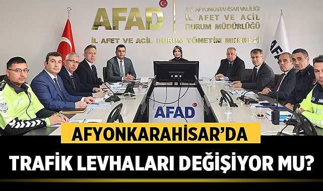 Afyonkarahisar’da Trafik Levhaları Değişiyor mu? Kritik Komisyon Toplantısı Yapıldı