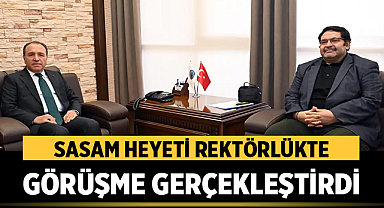 AKÜ’de Stratejik Proje Masası: SASAM Heyeti Rektörlükte Görüşme Gerçekleştirdi
