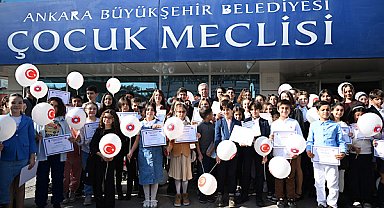 Ankara Çocuk Meclisi 30. dönem mazbata töreni gerçekleşti