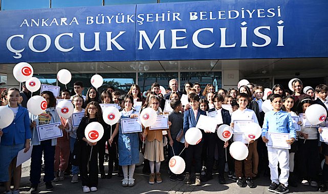 Ankara Çocuk Meclisi 30. dönem mazbata töreni gerçekleşti