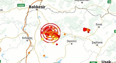 Balıkesir’de peş peşe depremler