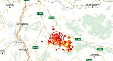Balıkesir’de peş peşe depremler