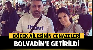 Böcek Ailesinin Cenazeleri Bolvadin’e Getirildi