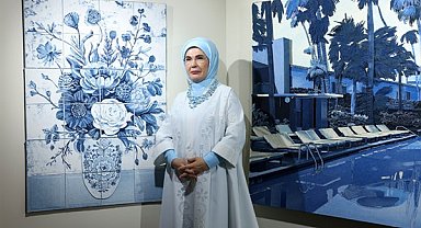 Emine Erdoğan, KKTC Cumhurbaşkanı’nın eşi Nilden Erhürman ile görüştü