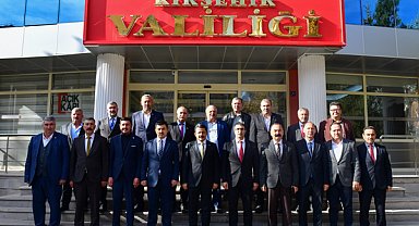 Kırşehir İl Genel Meclis üyeleri, Vali Demiryürek'i ziyaret etti