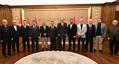 Kocaeli Aydınlar Ocağı’ndan, Vali Aktaş’a ziyaret