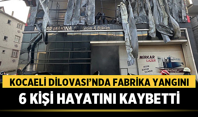 Kocaeli Dilovası'nda Fabrika Yangını: 6 Kişi Hayatını Kaybetti