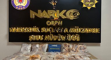 Ordu'da uyuşturucu operasyonu