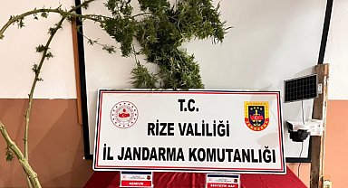 Rize’de uyuşturucu operasyonu