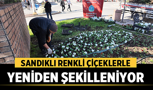 Sandıklı’da Kış Hazırlığı: İlçe Renkli Çiçeklerle Yeniden Şekilleniyor