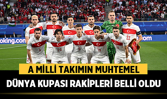 A Milli Takımın Muhtemel Dünya Kupası Rakipleri Belli Oldu