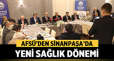 AFSÜ’den Sinanpaşa’da Yeni Sağlık Dönemi