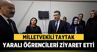 Afyon’da İki Servis Kazası: Milletvekili Taytak Yaralı Öğrencileri Ziyaret Etti