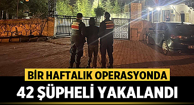 Afyonkarahisar’da Bir Haftalık Operasyonda 42 Şüpheli Yakalandı
