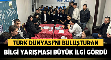 Afyonkarahisar’da Türk Dünyası’nı Buluşturan Bilgi Yarışması Büyük İlgi Gördü