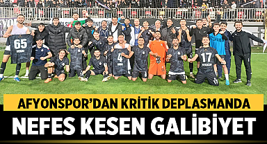Afyonspor’dan Kritik Deplasmanda Nefes Kesen Galibiyet