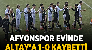 Afyonspor Evinde Altay’a 1-0 Kaybetti: Kritik Haftada Puan Çıkmadı