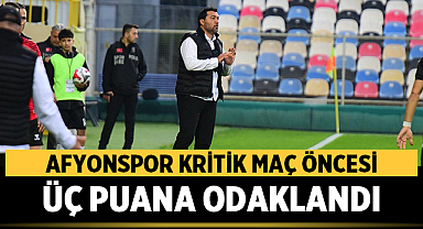 Afyonspor Kritik Maç Öncesi Üç Puana Odaklandı