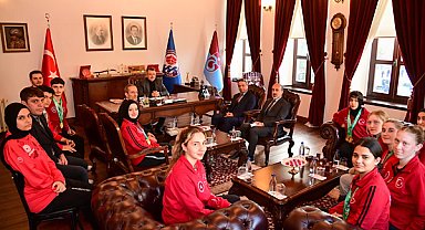 Başkan Genç, Dünya Kung Fu Şampiyonları’nı ağırladı