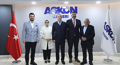 Büyükkılıç ve Akar’dan ASKON Kayseri Şubesi’ne ziyaret