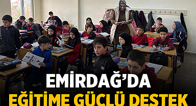 Emirdağ’da Başkan Serkan Koyuncu: Eğitim Desteğimiz Sürecek