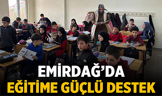 Emirdağ’da Başkan Serkan Koyuncu: Eğitim Desteğimiz Sürecek