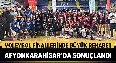 Okul Sporları Voleybol Finallerinde Büyük Rekabet Afyonkarahisar’da Sonuçlandı