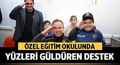 Özel Eğitim Okulunda Yüzleri Güldüren Destek