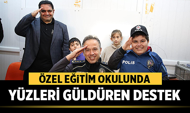 Özel Eğitim Okulunda Yüzleri Güldüren Destek