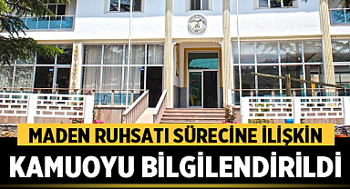 Taşoluk’ta Maden Ruhsatı Sürecine İlişkin Kamuoyu Bilgilendirildi