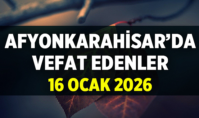 Afyon Cenaze İlanları: Belce Ailesinin Acı Günü