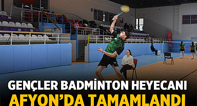 Afyon’da Gençler Badminton Turnuvası Tamamlandı