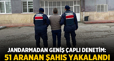 Afyon’da jandarmadan geniş çaplı denetim: 51 aranan şahıs yakalandı