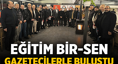 Eğitim Bir-Sen Afyonkarahisar'da Gazetecilerle Buluştu