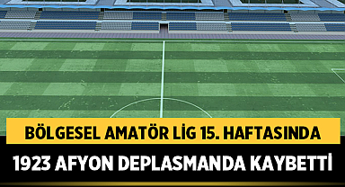 1923 Afyon deplasmanda kaybetti