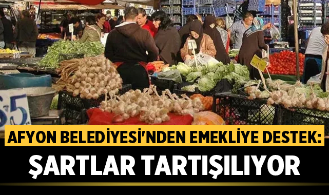 Afyon Belediyesi'nden Emekliye Destek: Şartlar Tartışılıyor